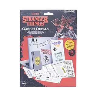 Paladone Stranger Things Gadget Decals dekorativer Aufkleber Vinyl Mehrfarbig 134 Stück(e)
