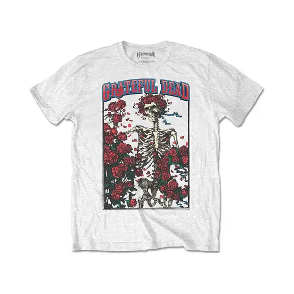 Rock Off Grateful Dead - Bertha & Logo Heren Tshirt - Xl - Wit thumbnail
