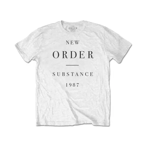 New Order Substance 1987 T-Shirt In White | Size, 2XL thumbnail
