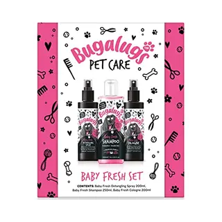 Bugalugs - Vachtverzorging Hond - Baby Fresh Gift Set - Hondenshampoo - Hondenparfum - Anti-klit Spray - 650 Ml