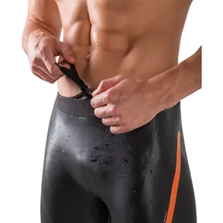 Zone3 The Active 3/2mm Schwarz Orange Auftrieb Badeanzug, Größe M