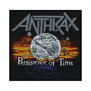 Razamataz Anthrax Aufnäher "Persistence Of Time", 10 X 10 Cm