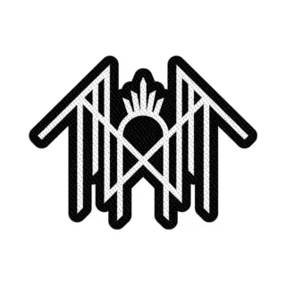 Rock Off officially licensed products Sleep Token Sigil Band Logo Cut Out Woven Patch One Size
