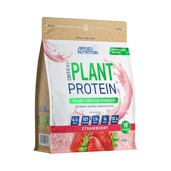 Applied Nutrition Plant Protein Powder – Critical Plant Vegan Protein Shake With Soya, Pea, Brown Rice Proteins & Essential Amino Acids - Dairy-Free thumbnail