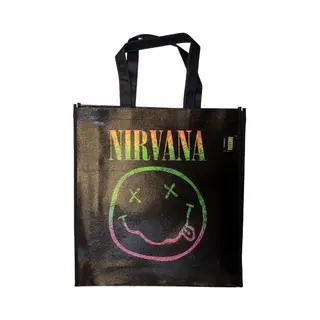 Nirvana - Sorbet Ray Happy Face Schoudertas - Zwart