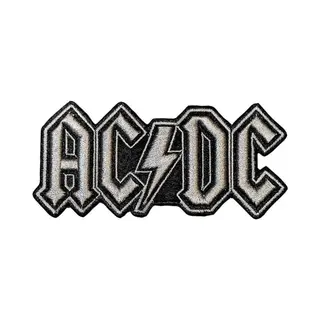 Rock Off Ac/Dc - Silver Logo Patch - Zilverkleurig