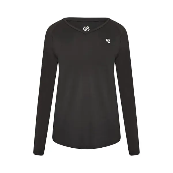 Dare 2b Women's Discern Lightweight T-Shirt Black thumbnail