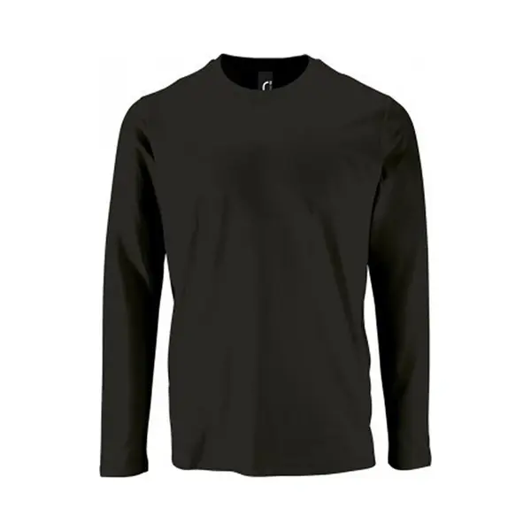 Sol's Sols Herren T-Shirt Imperial, Langärmlig (4XL) (Schwarz) thumbnail