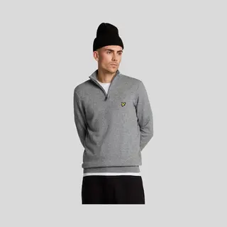 Lyle & Scott Premium Troyer Herren – Merinowolle | Half Zip Sweatshirt Mit Basic Design | Xs-Xxl