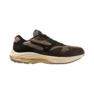 Mizuno Wave Riderβ Sportstyle Fossil/Schwarz/Mole Damen/Herren Grösse 42, 5