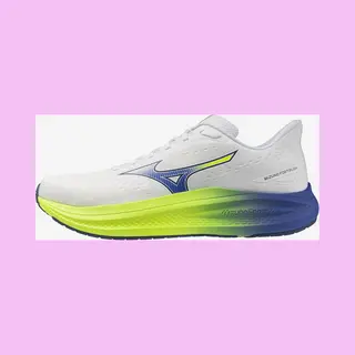 Mizuno Fortrush Schuhe Weiß Blau Gelb - 43