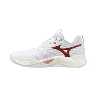 Mizuno Wave Momentum Pro Volleyball Weiß/Rose Elegance/Lava Falls Damen Grösse 40