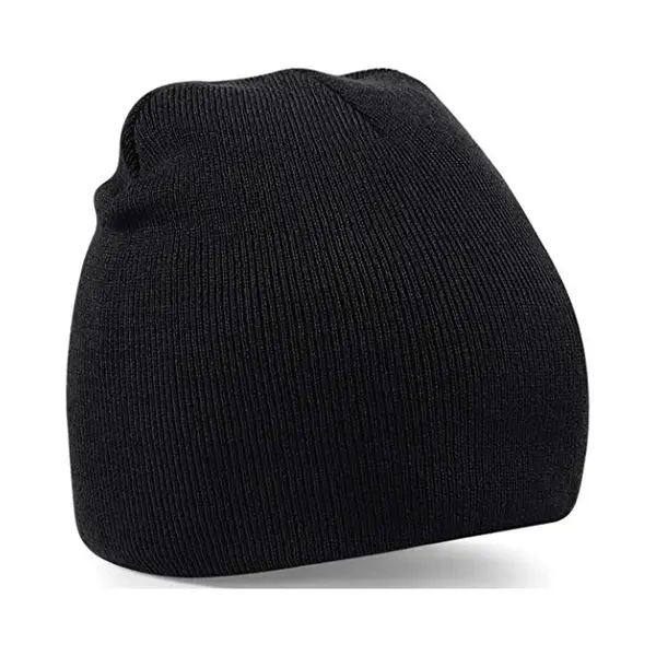 Beechfield Unisex B044. Blk Schlupfslip Beanie, Schwarz, Einheitsgröße thumbnail