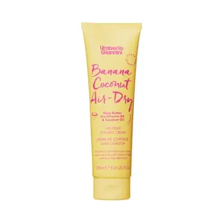 Umberto Giannini Banana Coconut Air Dry Cream 150ml - Weightless Curl Cream With Medium Hold