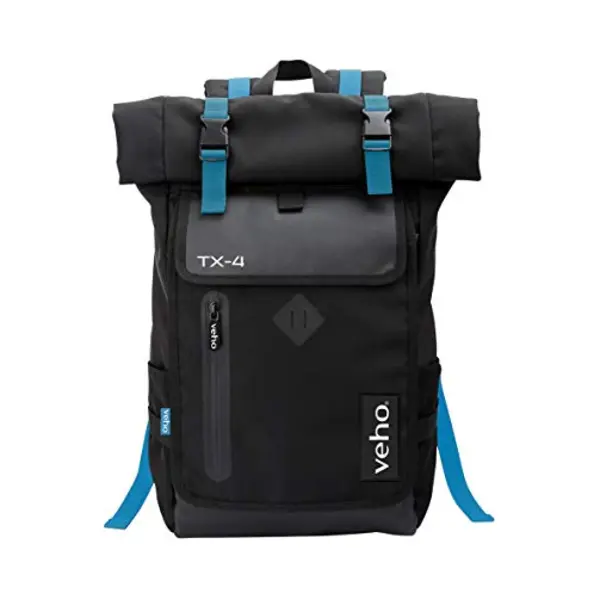 Veho Tx-4 Rucksack Reiserucksack Schwarz, Blau Polyester thumbnail