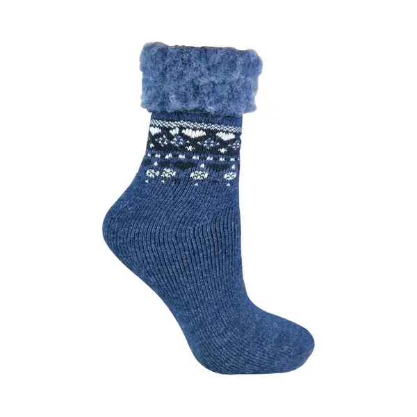 Sock Snob Damen Turn Over Top Warme Thermo-Winter-Nordic-Bettsocken thumbnail