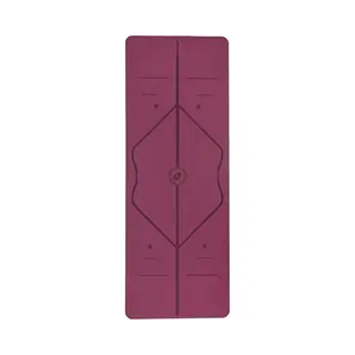 Liforme Yoga Mat - 185 Cm X 68 Cm X 0, 42 Cm - Kastanje Bruin (Maroon) | Duurzame En Comfortabele Yogamat Met Perfecte Grip Voor De Ultieme Yogasessie