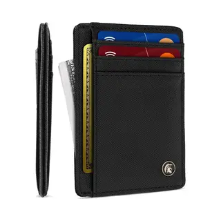 Powr Heren Portemonnee, Slanke Rfid-blokkerende Minimalistische Kaarthouder, Geschikt Voor Maximaal 7 Kaarten En Bankbriefjes, Ideaal Voor Op Reis.