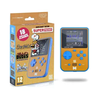 HyperMegaTech! Super Pocket Data East Edition draagbare game console 7,11 cm (2.8") Blauw, Bruin