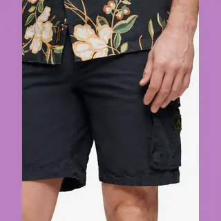 Superdry Parachute Light Shorts Marineblau - 32