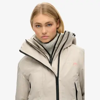 Superdry For Woman. W5011655A Embroidered Windbreaker Sd Beige (M), Casual, Polyester, Long Sleeve