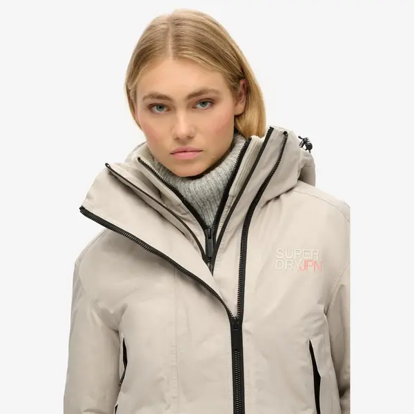 Superdry For Woman. W5011655A Embroidered Windbreaker Sd Beige (M), Casual, Polyester, Long Sleeve thumbnail