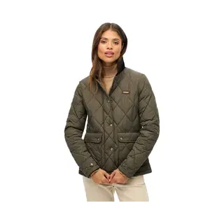 Damen-Daunenjacke Superdry Cord Trimmed Liner