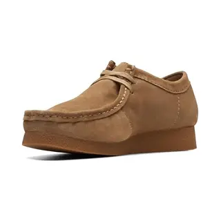 Clarks Wallabeeevo Derbyheren, Donker Zand Suède, 41 Eu
