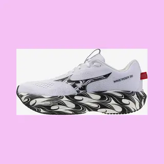 Mizuno Wave Rider 30 Disclosure Laufschuhe Weiß Schwarz Rot - 44