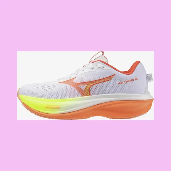 Mizuno Wave Rider 30 Laufschuhe Weiß Orange AW26 Damen, Größe 38, 5 - Eur thumbnail