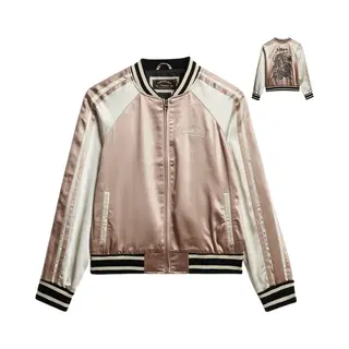 Superdry & Co Tussenjas 'Suikajan' Beige / Nude / Zwart