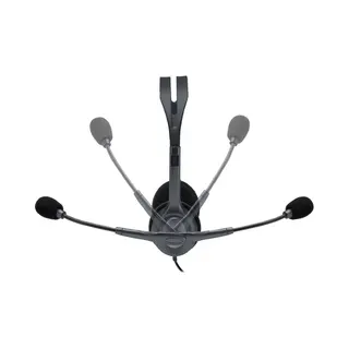 Logitech H111 Kopfhörer Kabelgebunden Kopfband Büro/Callcenter Grau