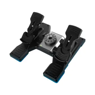 Logitech G Flight Rudder Pedals Schwarz, Silber Usb 2.0 Flugsimulation Analog / Digital Pc
