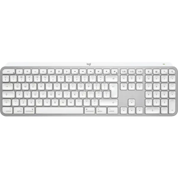 Logitech Master Mx Keys S for Mac Tastatur Büro Rf Wireless + Bluetooth Qwerty Us International Aluminium, Weiß thumbnail