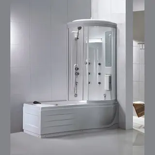 Wiesbaden Ritual Rechts Bad/douche 170x85 H 218 Cm Veiligheidsglas 6 Mm