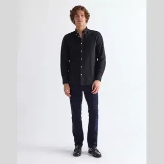 Wrangler Herren Greensboro Jeans, Black Back, 40W / 32L Eu
