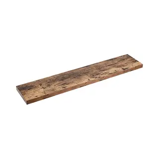 Acaza Wandrek, Zwevende Plank, Hangrek, Voor Boeken, Foto's, Decoratie, 120 Cm, Mdf, Industrieel Design, Rustiek Bruin
