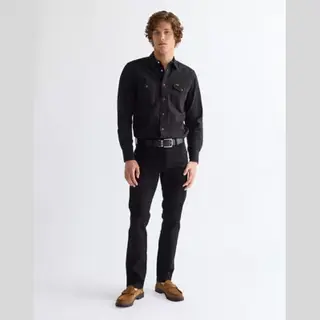 Wrangler Jeans 'Greensboro' Black Denim