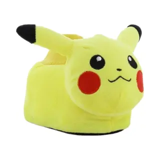 Leomil Pokémon Hausschuhe Jungen 3D Hausschuhe Plüsch 32, Ideal Für Jede Oberflächen Im Haus, Gelb