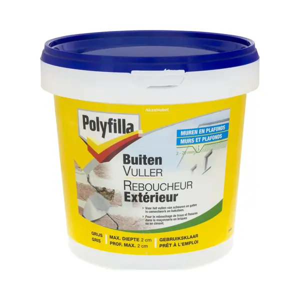 Polyfilla - Buitenvuller (Pasta) - Grijs - 1 L thumbnail