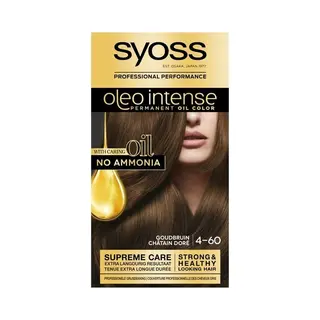 Syoss Oleo Intense Haarverf 4-60 Goudbruin