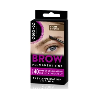 Syoss Brow Tint Lichtbruin - Permanente Wenkbrauwverf – Starterskit - Langdurige Kleur – Natuurlijke Look - Tot 10 Toepassingen