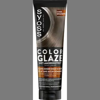 Syoss Color Glaze Cool Brunette - Haargloss Toner - Koel Bruin - Haarglans En Kleur Opfrissen - Tot 8 Wasbeurten - Lamineringseffect - Met Keratine -
