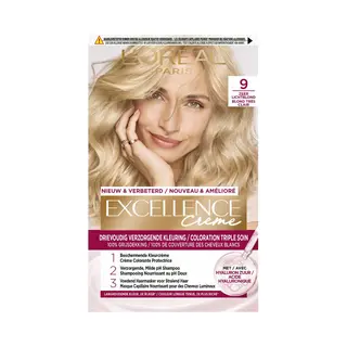 Gratis, L'Oréal Excellence Crème Permanente Crèmekleuring 9 Zeer Licht Blond
