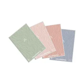 Aurora, Notitieboekje + Schrijfblok, Spiraalvormig Notitieboekje (A4, Rijen, Softcover)