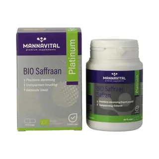 MannaVital Saffraan Platinum - 60 Capsules