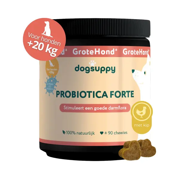 DogSuppy Grote Hond Probiotica Kip 90 Stuks thumbnail