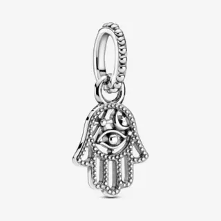 Pandora, Hanger, Hamsa Handbedel, (Sterling Zilver 925)