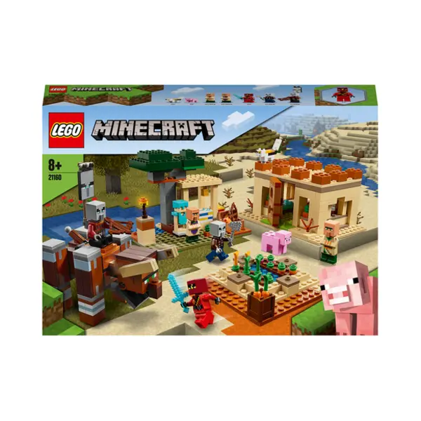 Lego 21160 Minecraft De Illager overval thumbnail