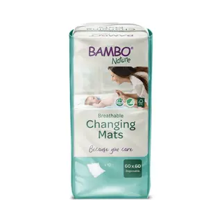 Bambo Nature 5703538406782 Wickelmatte Weiß Flach